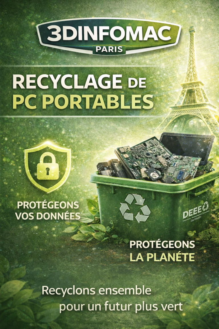 recyclage ordinateur portable hp