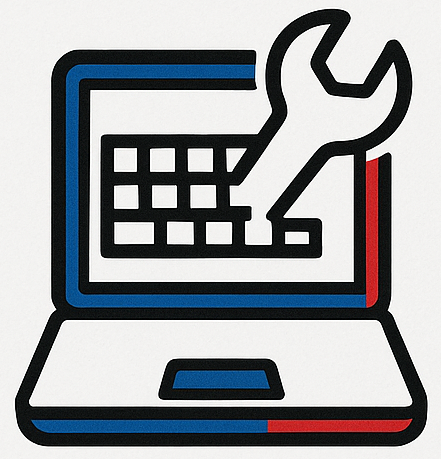 Réparation changement de clavier touche arraché du pc portable hp