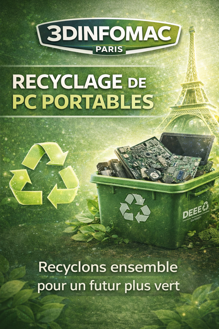 recyclage PC portable hp