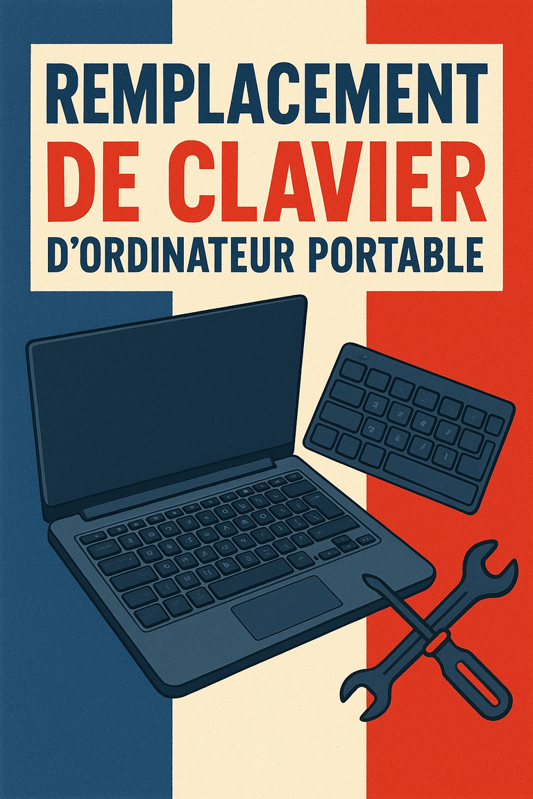 remplacement de clavier pour PC portable hp
