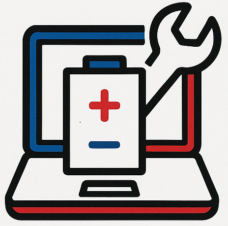 Réparation changement de la batterie du pc portable hp