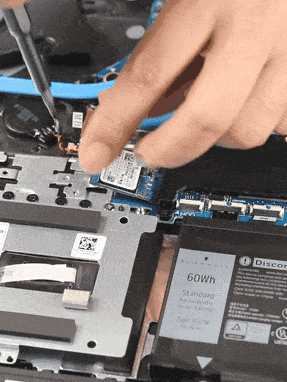 démonter hp complètement et soigneusement