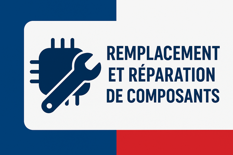 Remplacement et réparation de composants hp