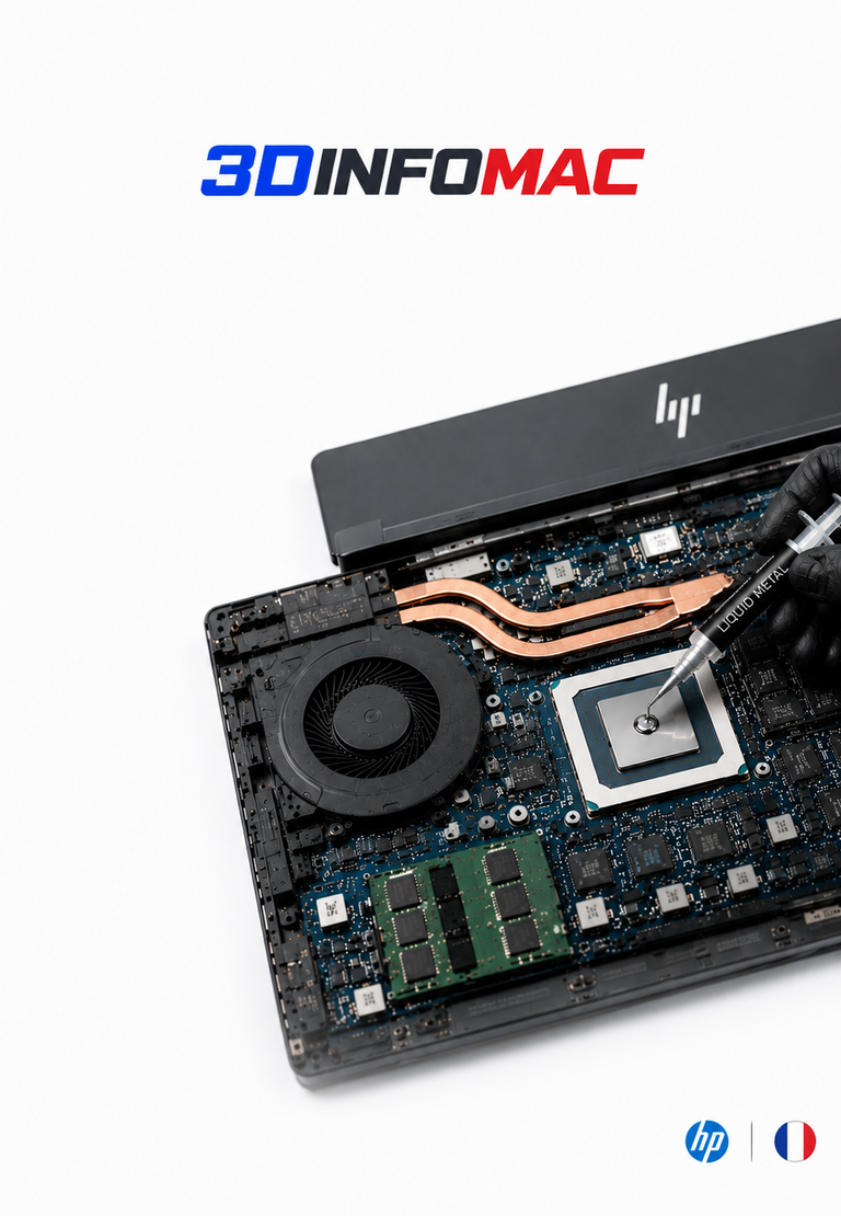 Remplacement de métal liquide HP