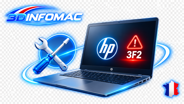 Réparation HP - code d’erreur 3F1 Erreur du disque dur