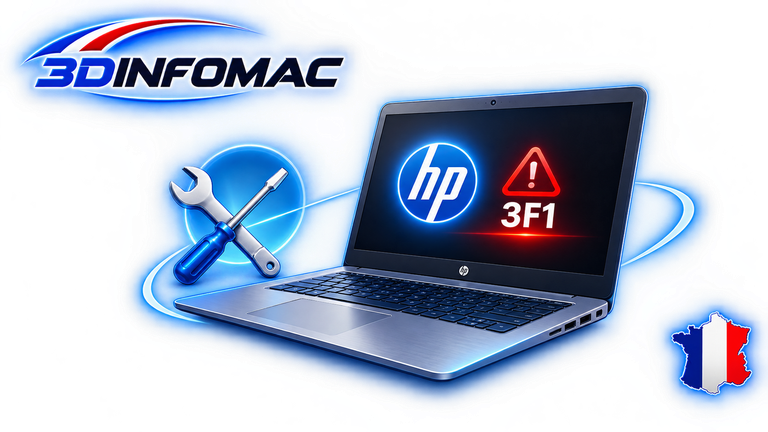Réparation HP - code d’erreur 3F1 Erreur du disque dur