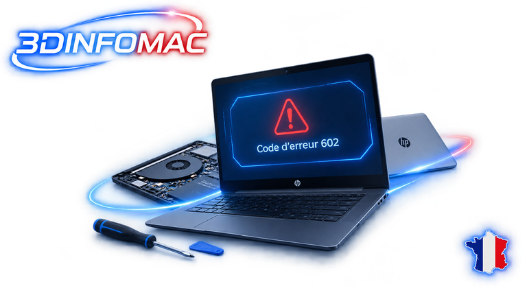 602 Problème de batterie ou d’étalonnage